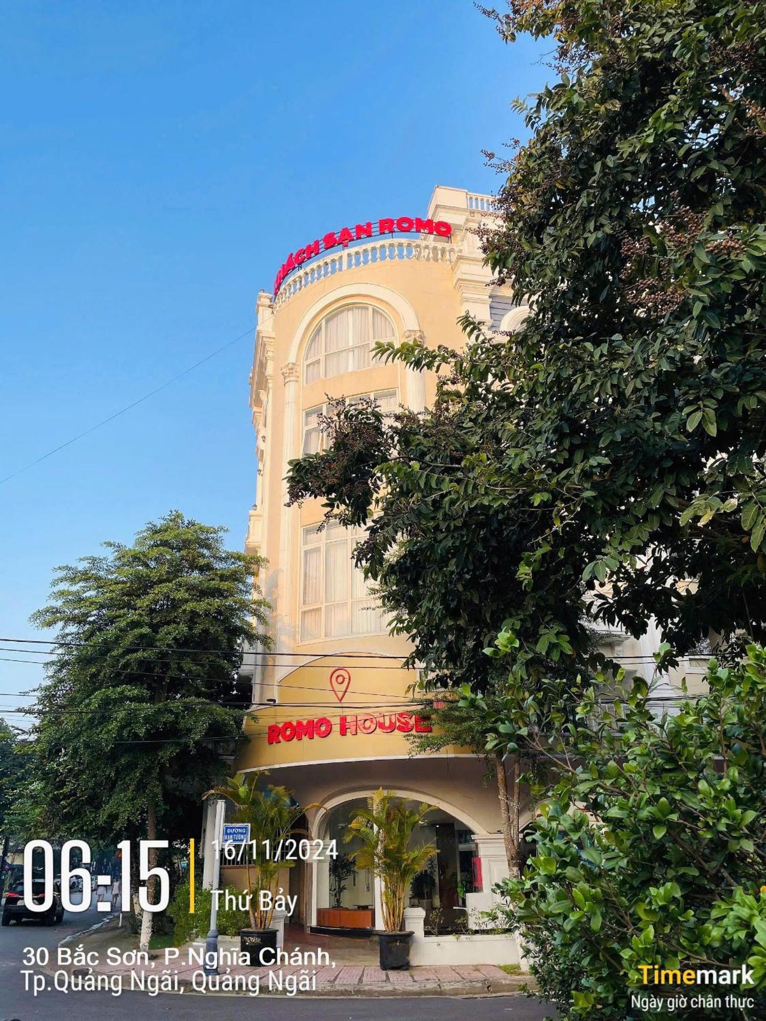 Khach San Romo Hotel Quang Ngai Bagian luar foto